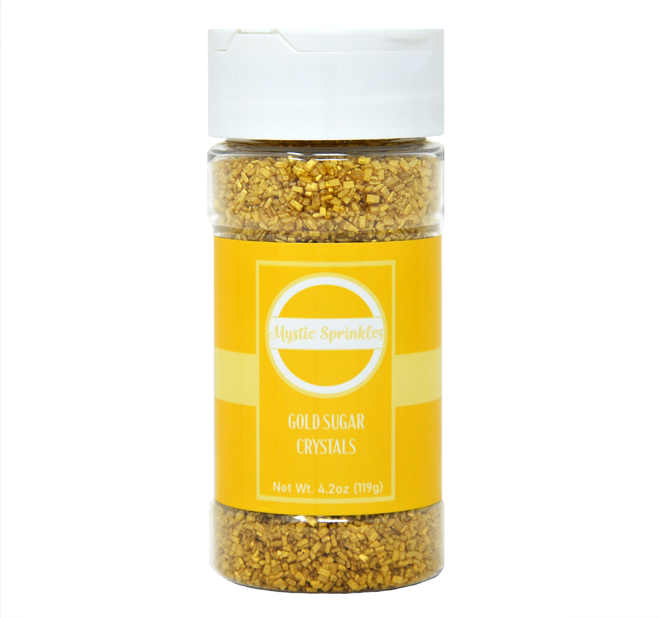 Gold Sugar Crystals 4.2oz Bottle
