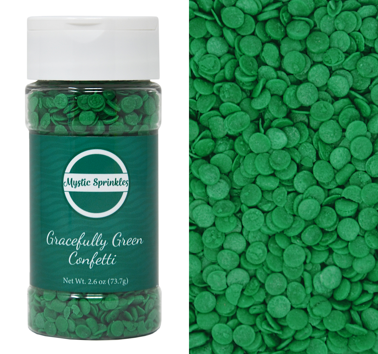 Solid Colored Confetti 2.6oz Bottles