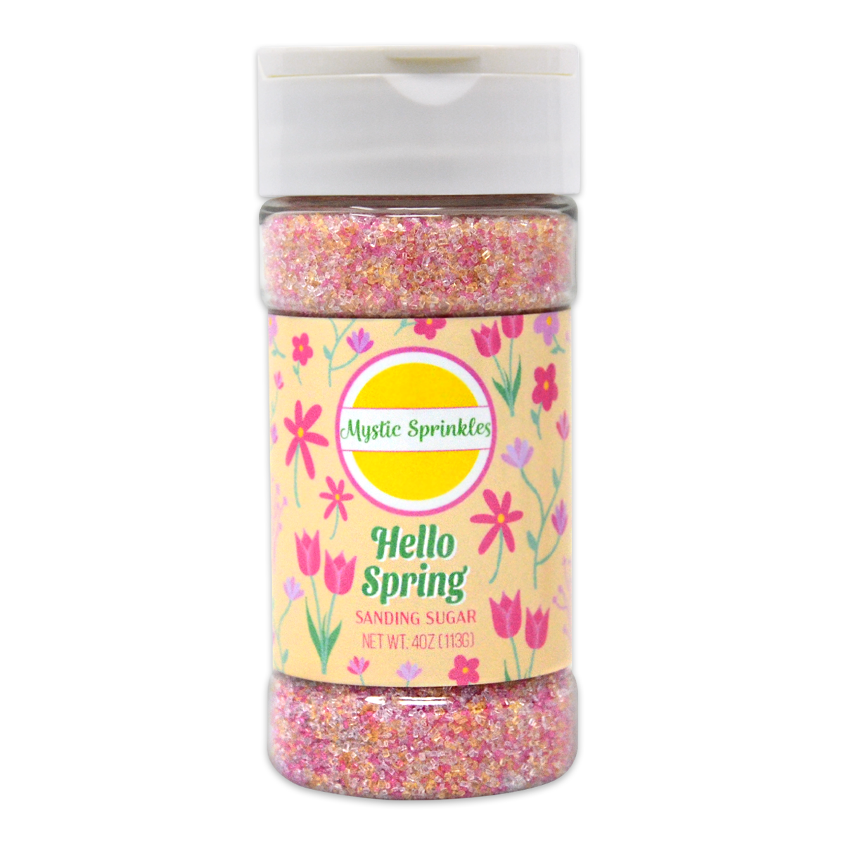 Hello Spring Sanding Sugar 4oz Bottle