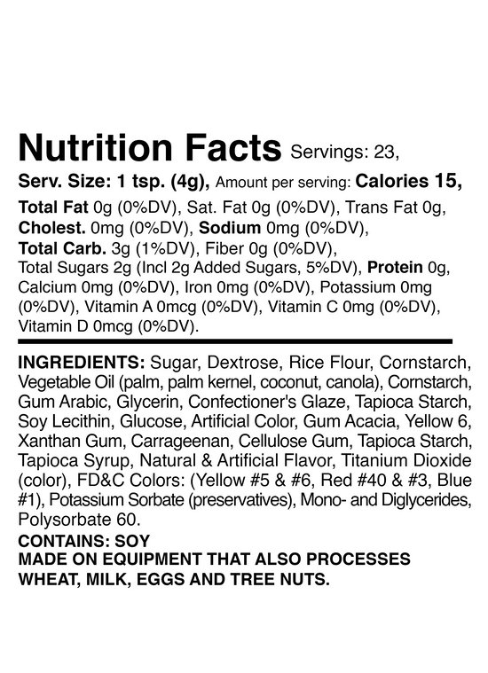 Hugs & Kisses Sprinkle Mix in Silver Sprinkle Mix 3.2oz Bottle
