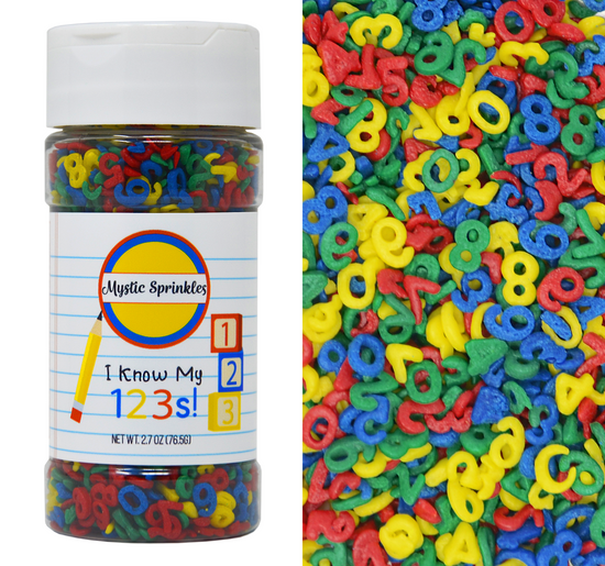 Load image into Gallery viewer, I Know My 123s! Confetti Mix 2.7oz Bottle
