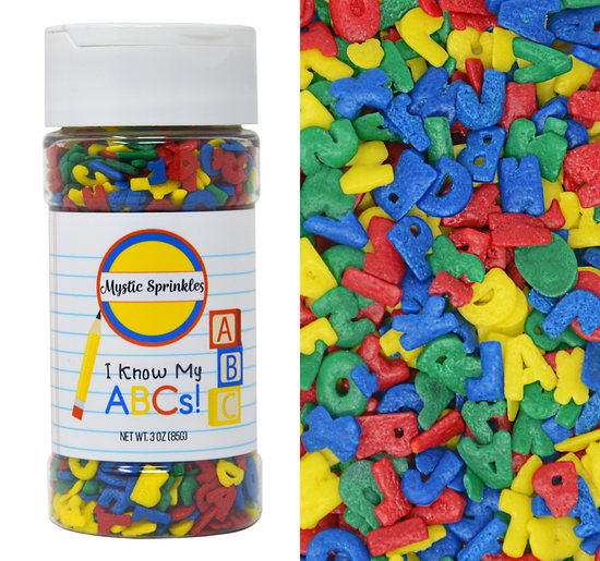 I Know My ABCs! Confetti Mix 3 Ounce Bottle