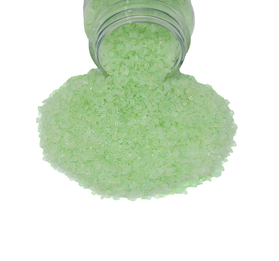 Jade - Light Green Sugar Crystals 4.2oz Bottle