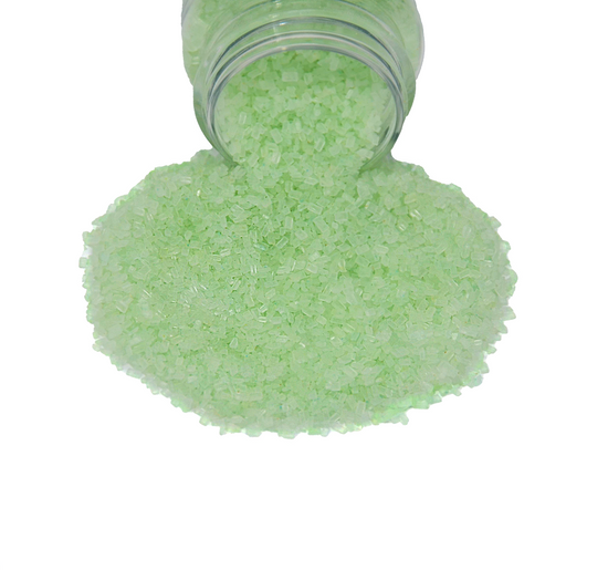 Load image into Gallery viewer, Jade - Light Green Sugar Crystals 4.2oz Bottle

