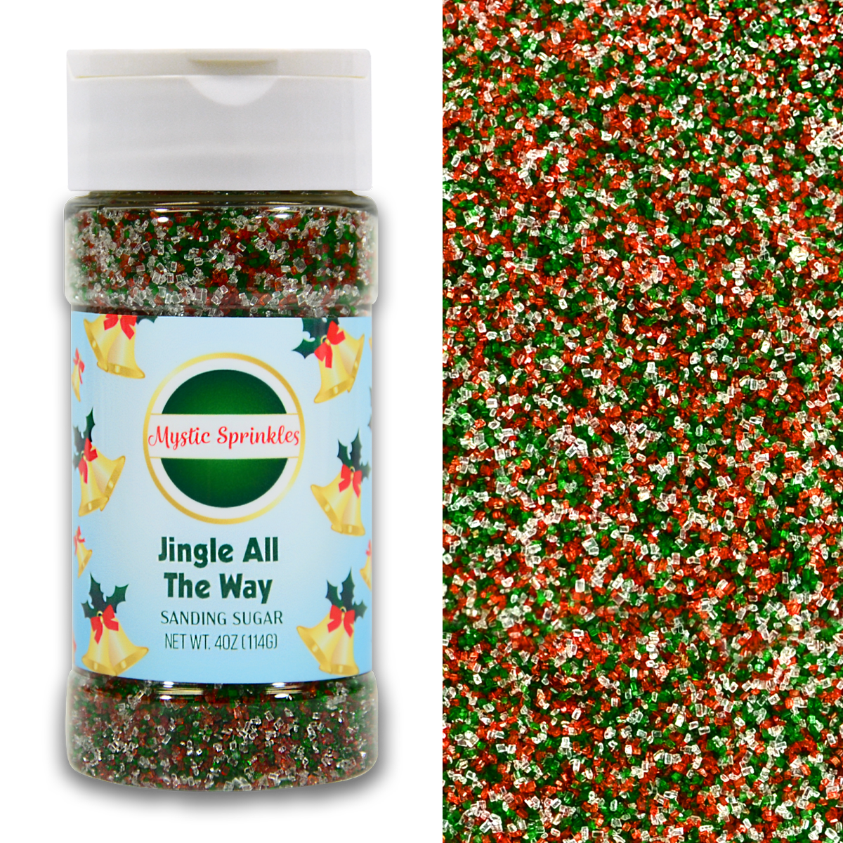 Jingle All The Way Sanding Sugar 4oz Bottle