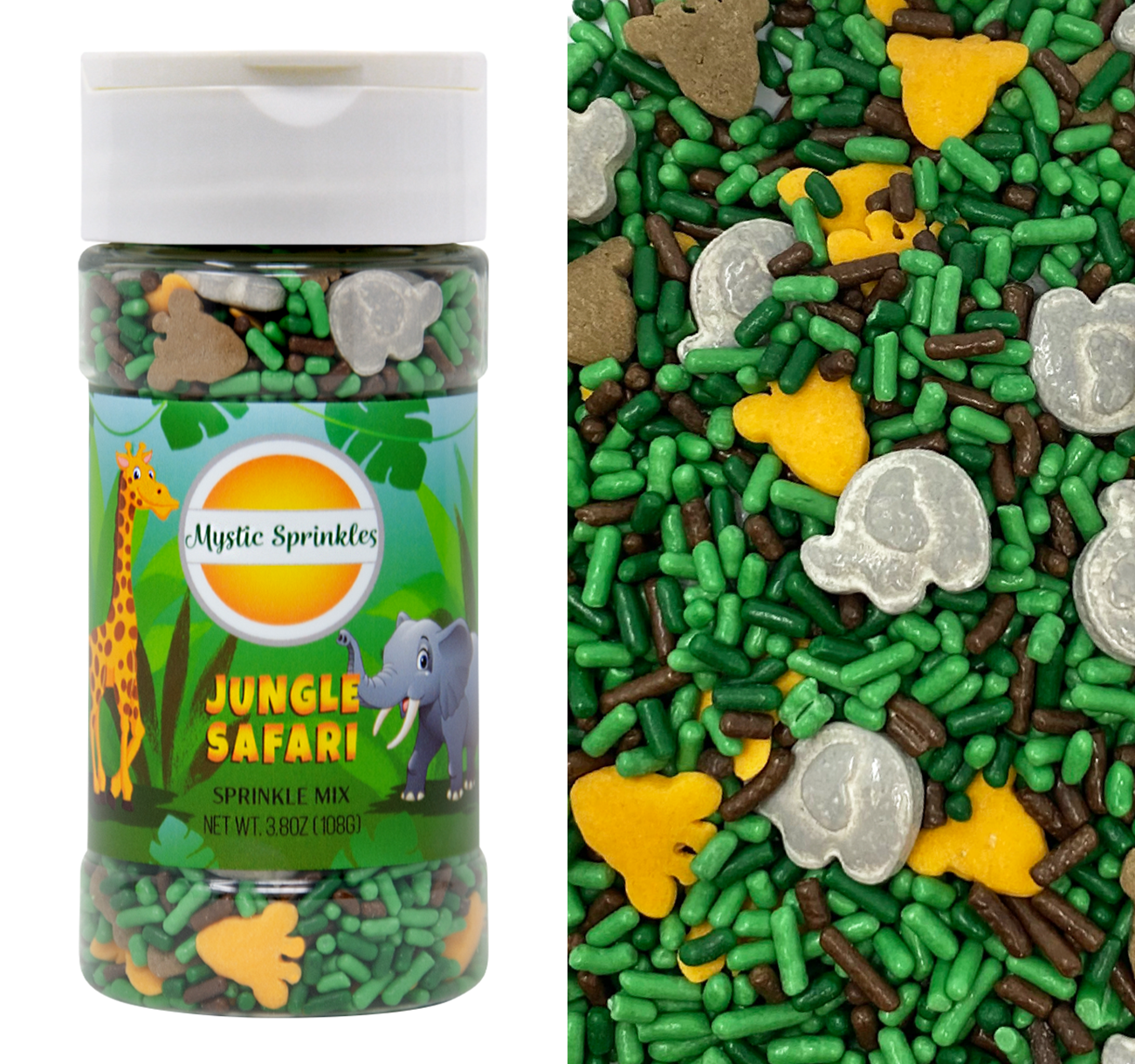 Jungle Safari Sprinkle Mix 3.8oz