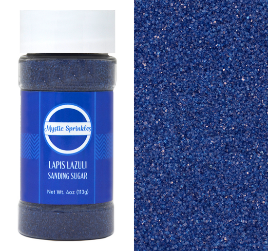 Lapis Lazuli - Navy Blue Sanding Sugar 4oz