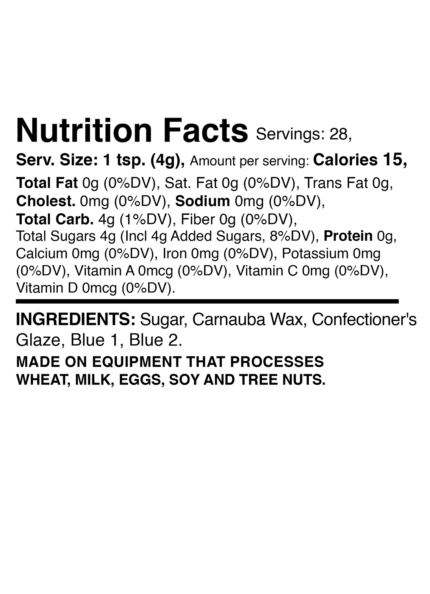 Larimar - Sky Blue Sanding Sugar 4oz