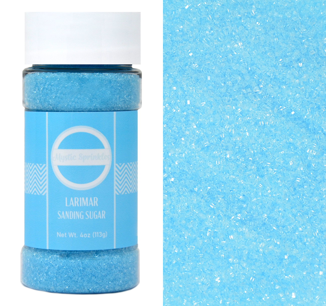 Larimar - Sky Blue Sanding Sugar 4oz