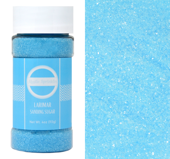 Larimar - Sky Blue Sanding Sugar 4oz