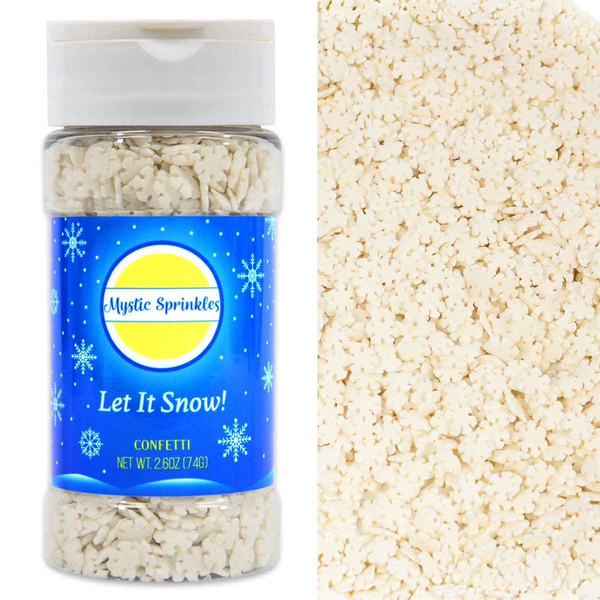 Let It Snow! Confetti 2.6oz Bottle