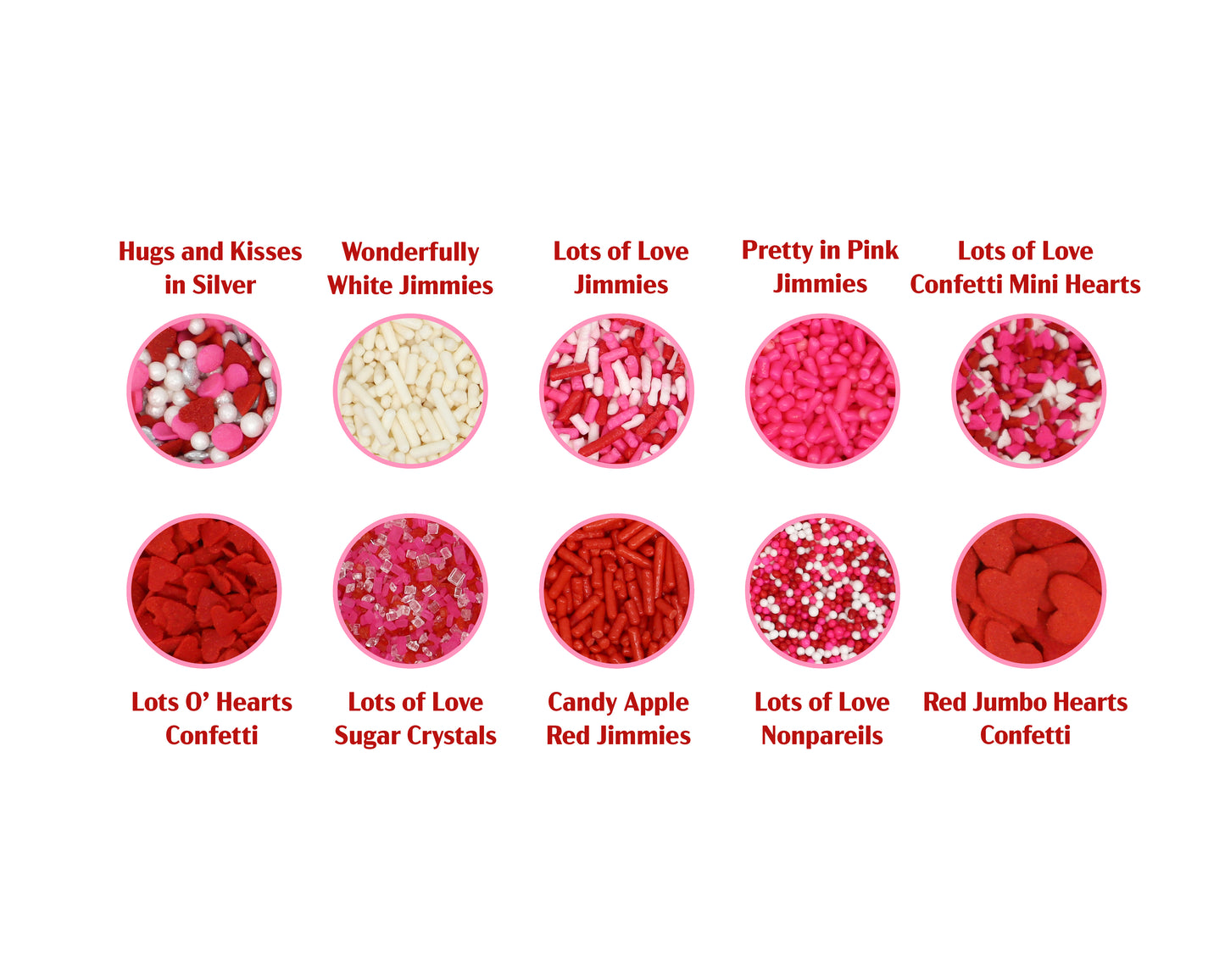 Lot's Of Love Sprinkle Decorating Kit 5.7oz – Mystic Sprinkles
