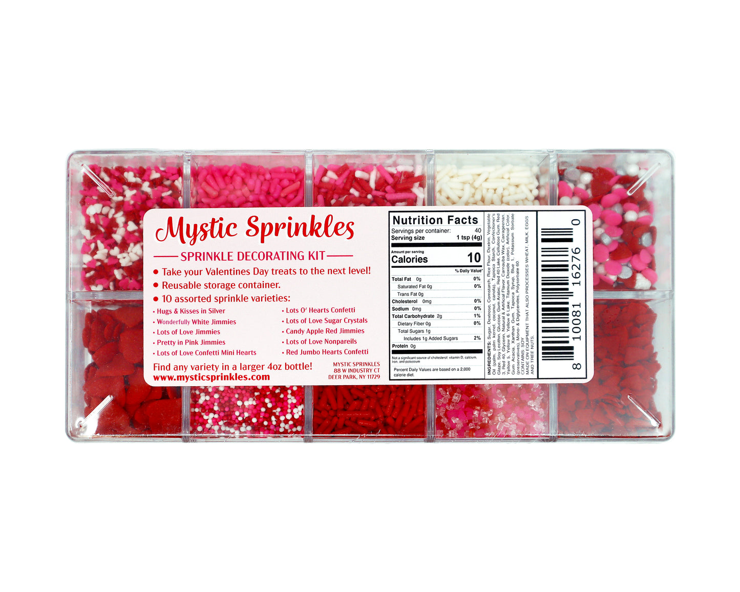 Lot's Of Love Sprinkle Decorating Kit 5.7oz