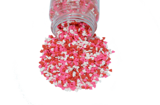 Lots of Love Valentines Confetti Mini Hearts 2.6oz Bottle