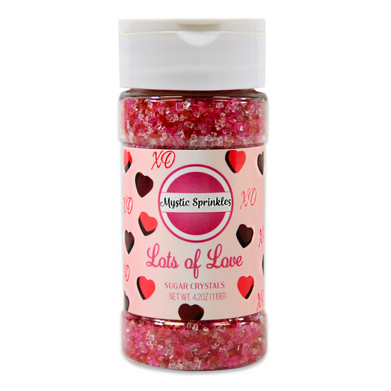 Lots of Love Sugar Crystals 4.2oz Bottle