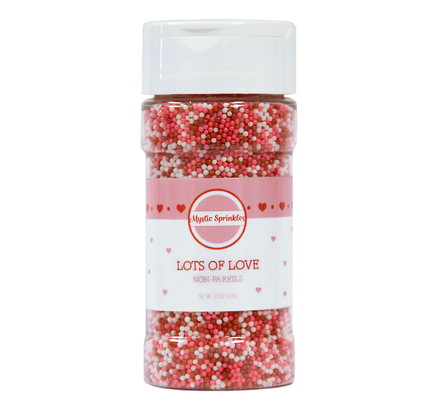 Lots of Love Valentines Nonpareils 3.8oz Bottle