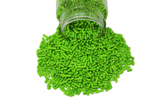 Luscious Lime Green Jimmies Sprinkles 3oz Bottle