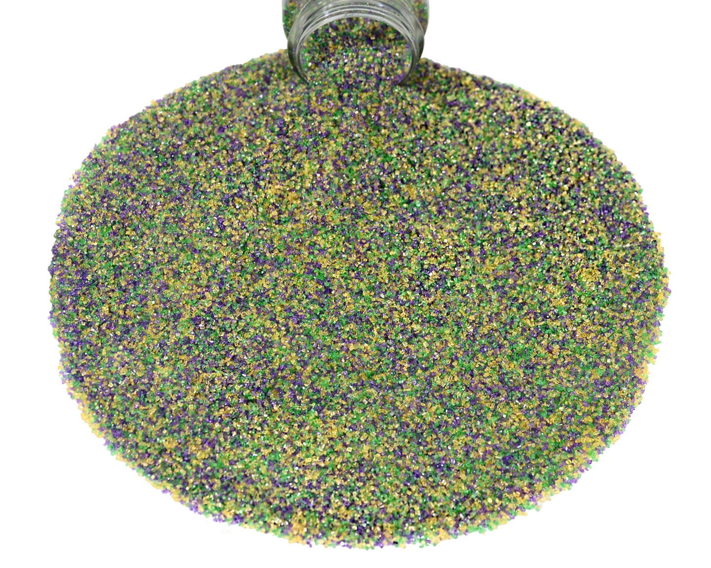 Mardi Gras Sanding Sugar Mix 4.2oz Bottle
