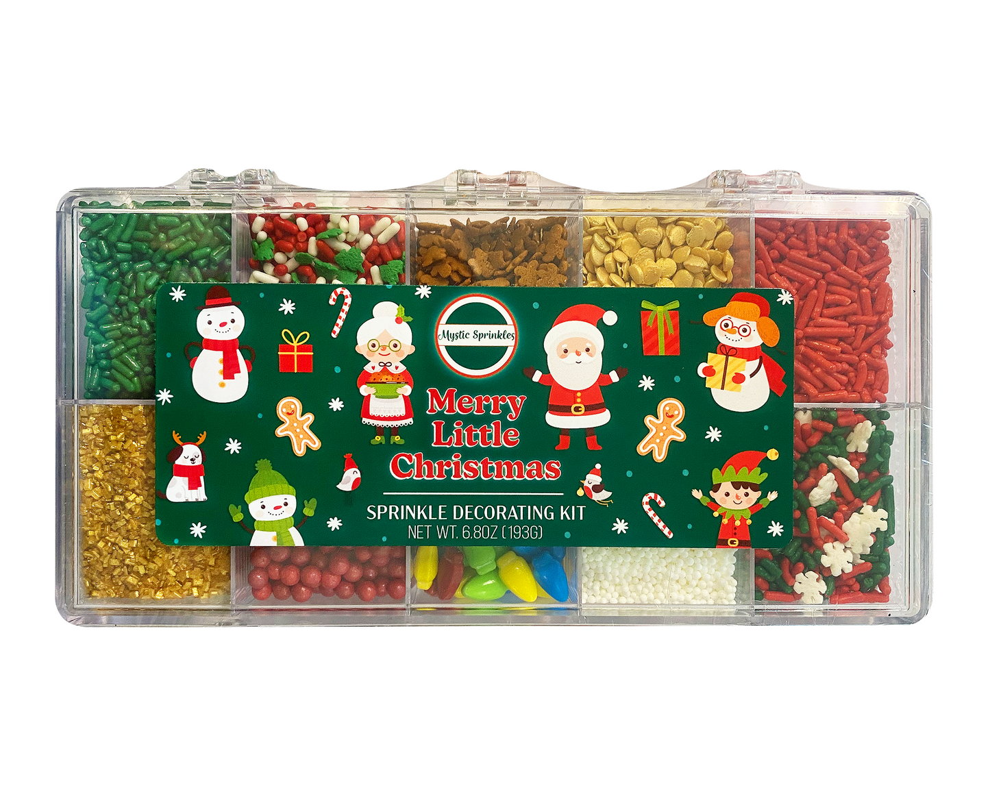 Merry Little Christmas Sprinkle Decorating Kit 6.8oz