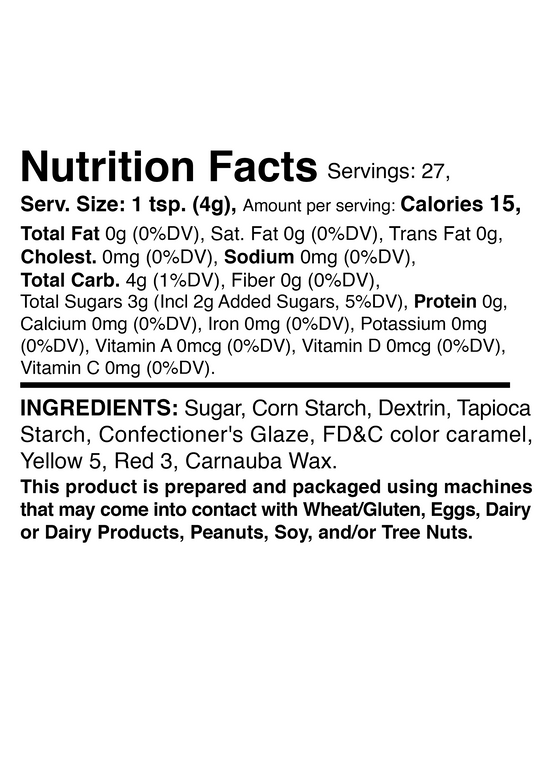 Midnight Pumpkin Nonpareils Mix 3.8oz Bottle