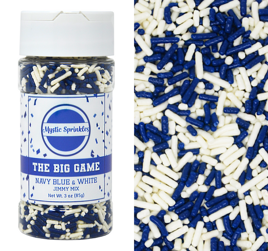 The Big Game: Navy Blue & White Jimmy Mix 3oz Bottle