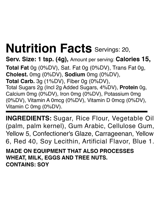 The Gingerbread Men Confetti Mix 2.8 oz.