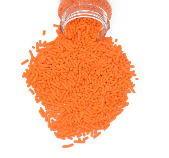 Only Orange Jimmies Sprinkles 3oz Bottle
