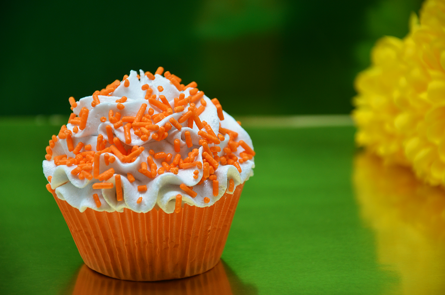 Only Orange Jimmies Sprinkles 3oz Bottle
