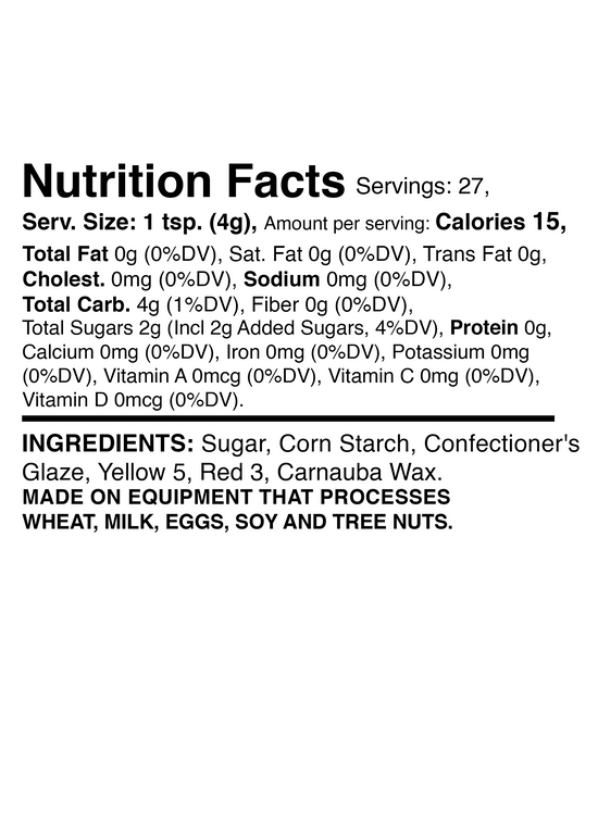 Only Orange Nonpareils 3.8oz Bottle