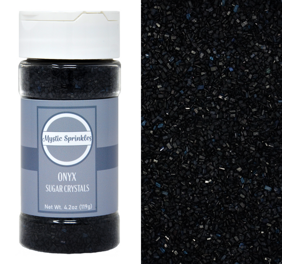 Load image into Gallery viewer, Onyx - Black Sugar Crystals 4.2oz Bottle
