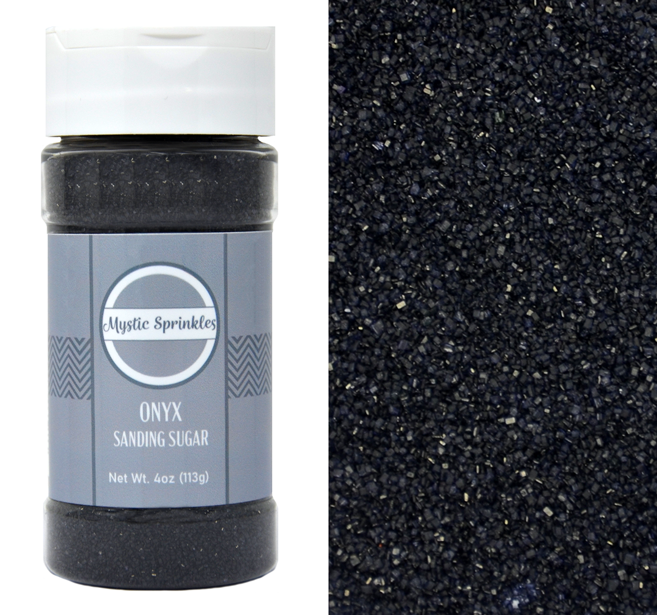 Onyx - Black Sanding Sugar 4oz