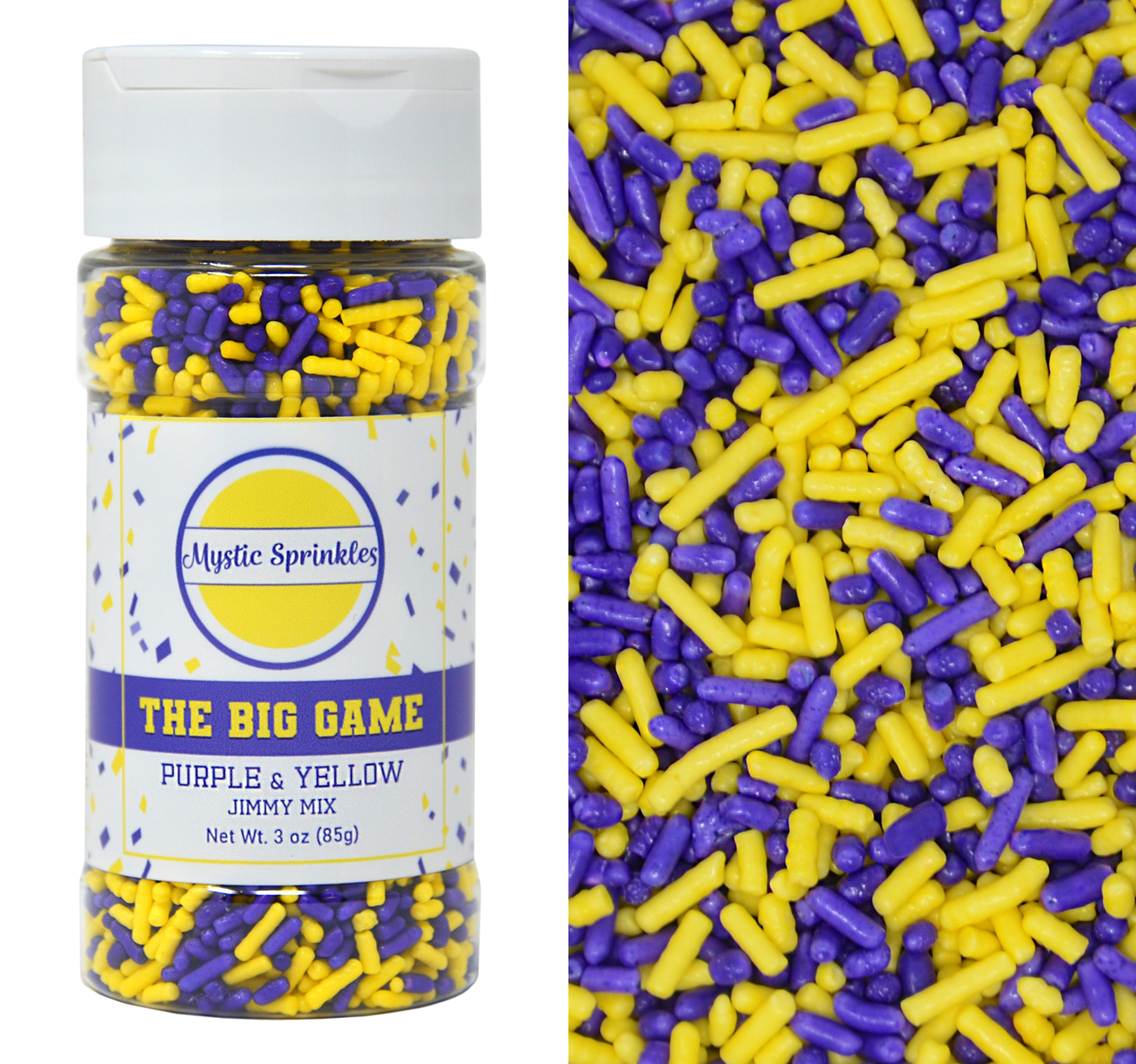 Load image into Gallery viewer, The Big Game: Purple &amp;amp; Yellow Jimmy Mix 3oz Bottle

