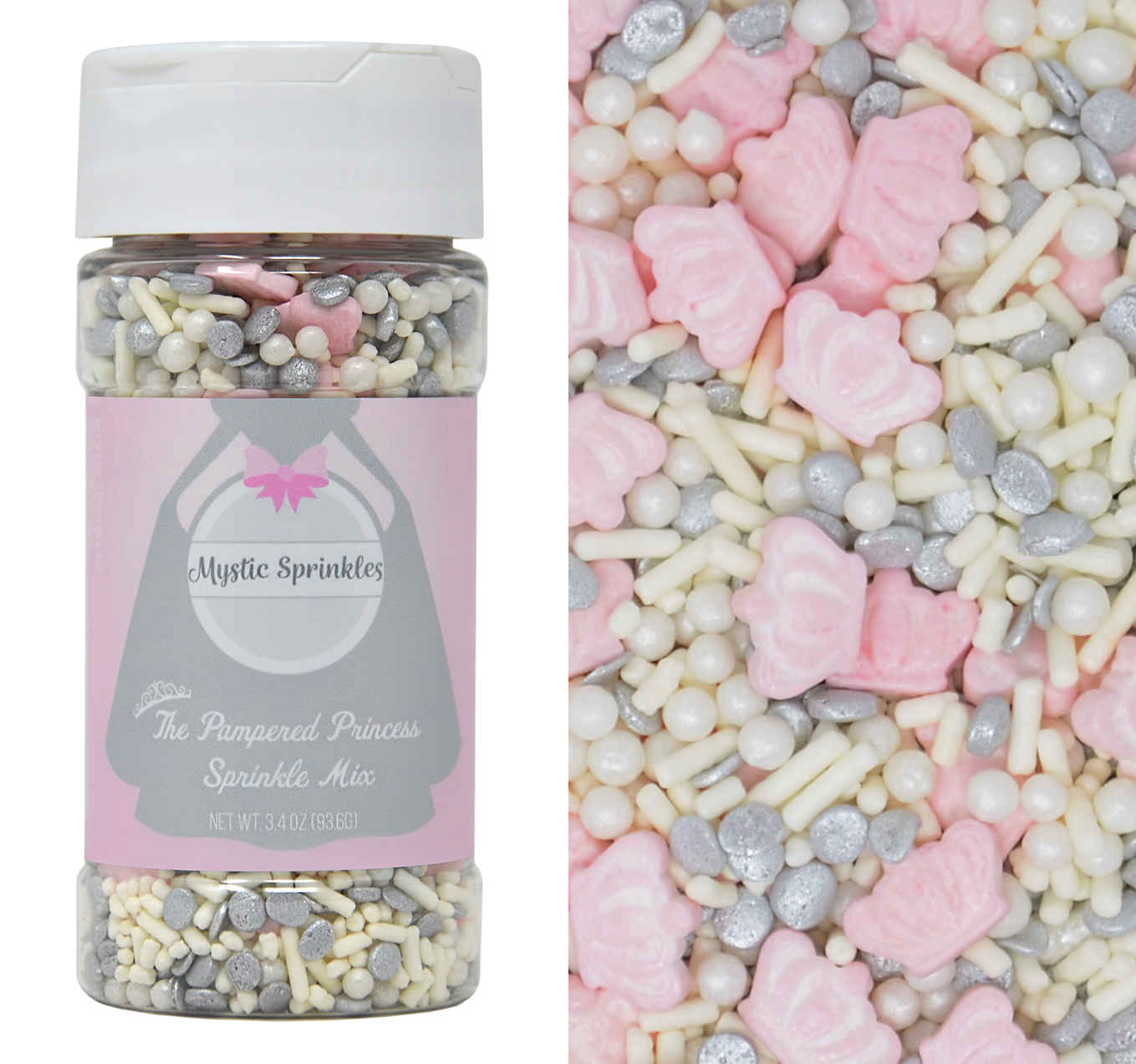 The Pampered Princess Sprinkle Mix 3.4oz Bottle