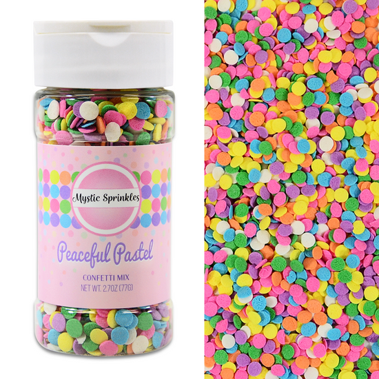 Load image into Gallery viewer, Peaceful Pastel Confetti Mix 2.7oz Bottle
