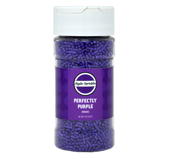 Perfectly Purple Jimmies Sprinkles 3oz Bottle