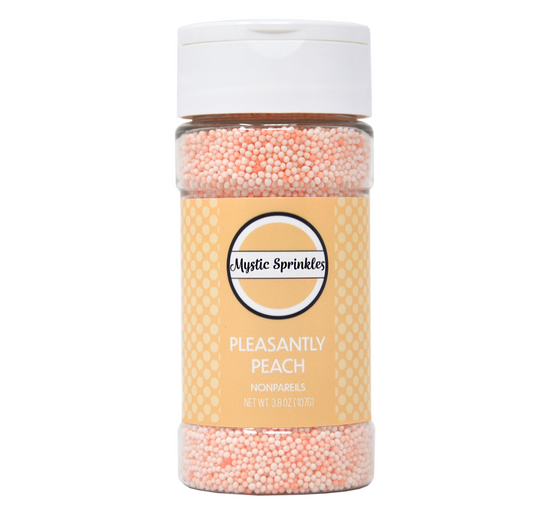 Load image into Gallery viewer, Pleasantly Peach Nonpareils 3.8oz Bottle
