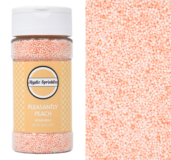 Pleasantly Peach Nonpareils 3.8oz Bottle