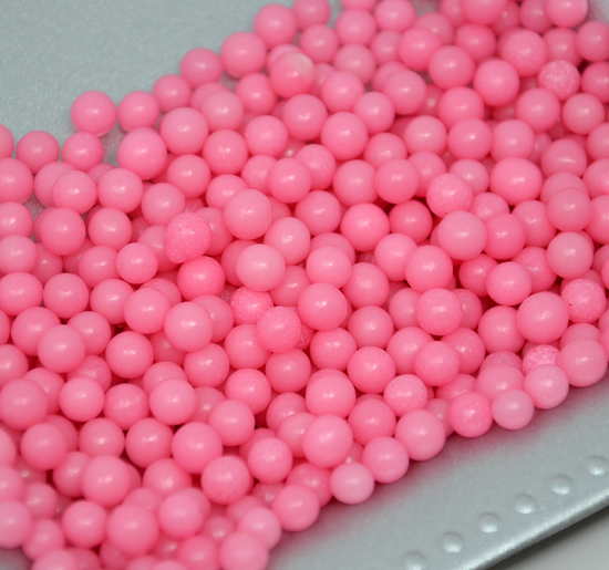 Load image into Gallery viewer, Pleasantly Pink 6mm Sugar Pearls 4oz
