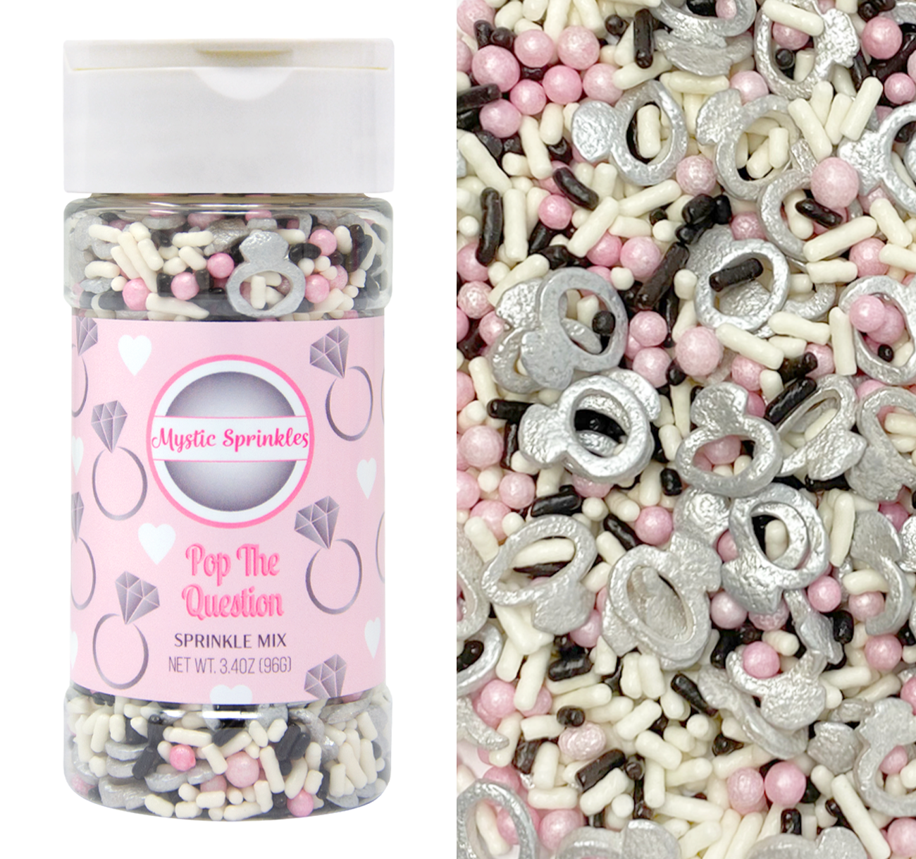 Pop The Question Sprinkle Mix 3.4oz