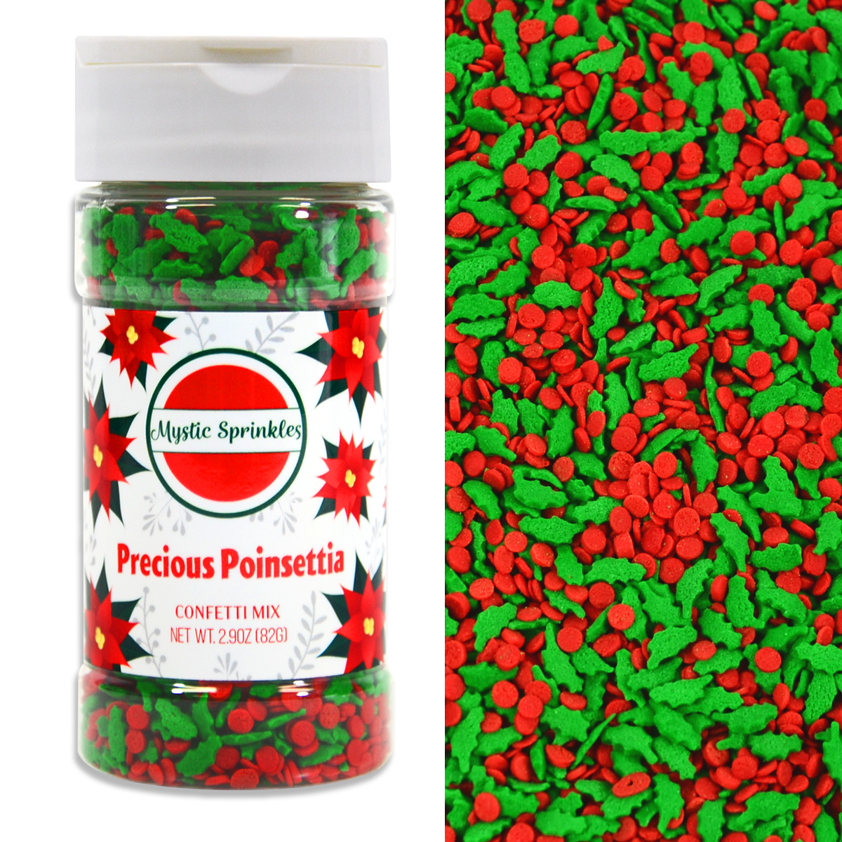 Precious Poinsettia Confetti Mix 2.9 oz.
