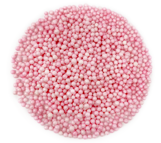Pretty in Pink 4mm Sugar Pearls 4oz