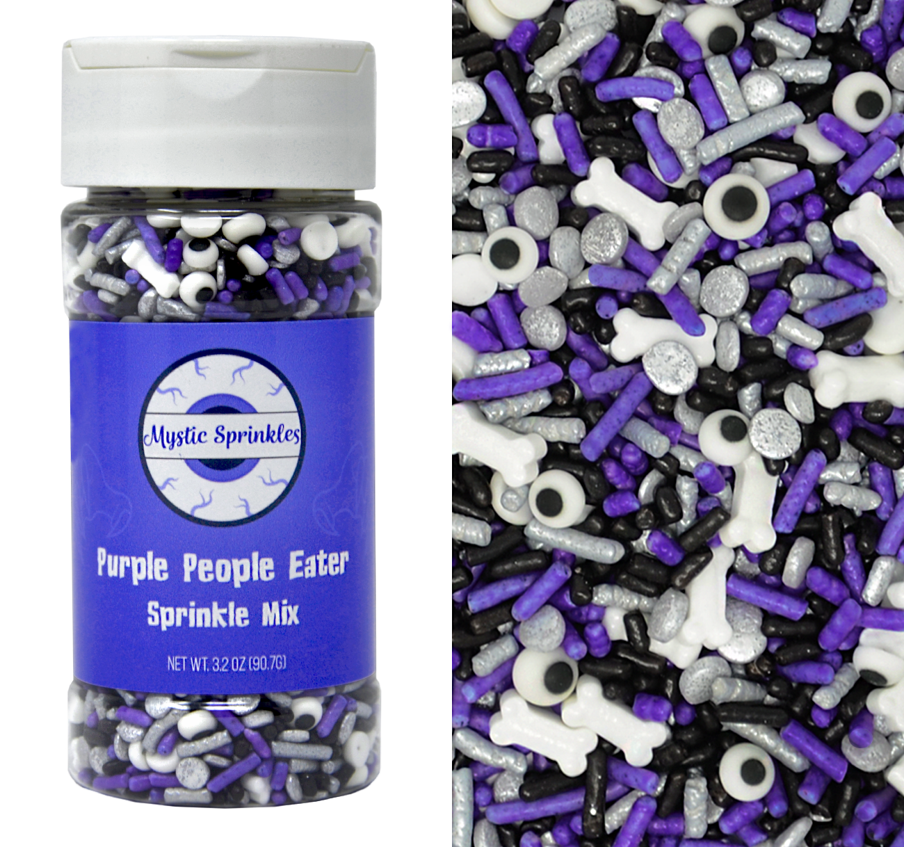 Purple People Eater Sprinkle Mix 3.2oz Bottle