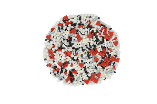 Load image into Gallery viewer, Queen of Hearts Confetti Mix 2.6oz Bottle
