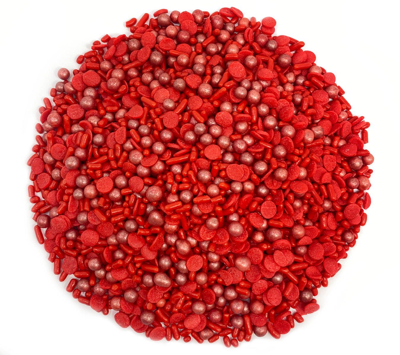 Red Rondo Sprinkle Radiantly Red Sprinkle Explosion 3.4 oz – Mystic Sprinkles