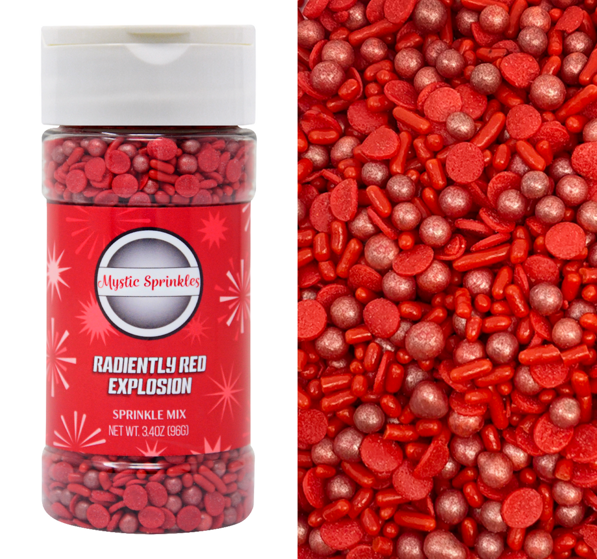 Radiantly Red Sprinkle Explosion 3.4 oz – Mystic Sprinkles