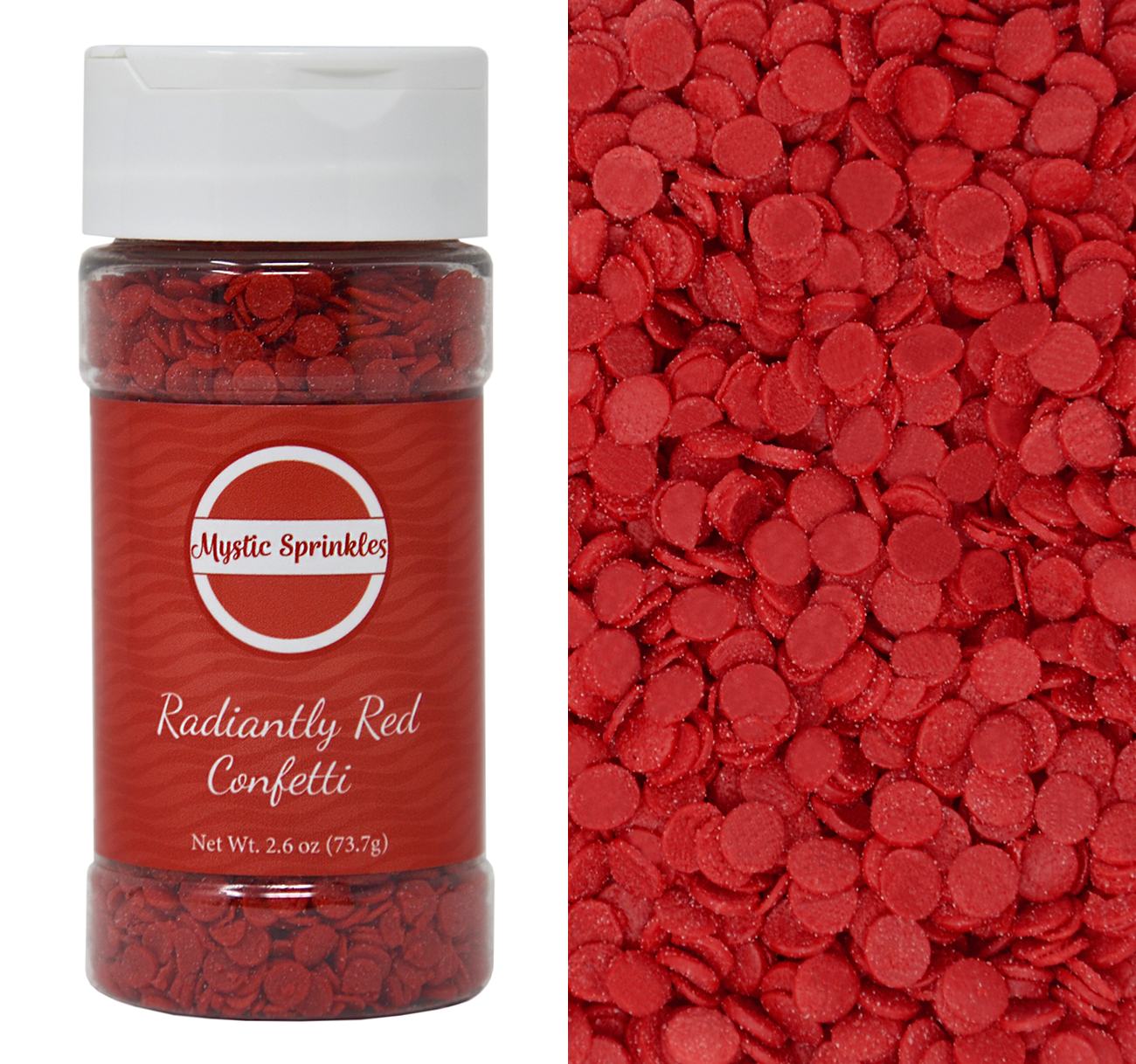 Solid Colored Confetti 2.6oz Bottles