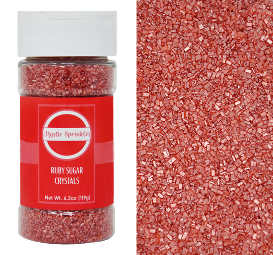 Load image into Gallery viewer, Ruby - Red Sugar Crystals 4.2oz Bottle

