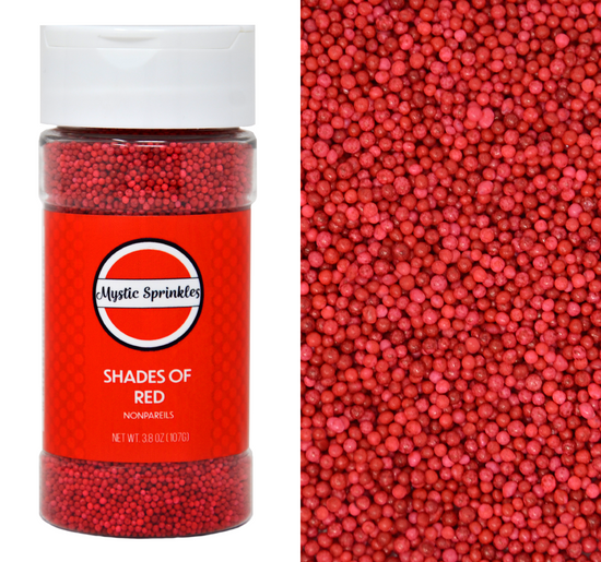 Shades of Red Nonpareils 3.8oz Bottle