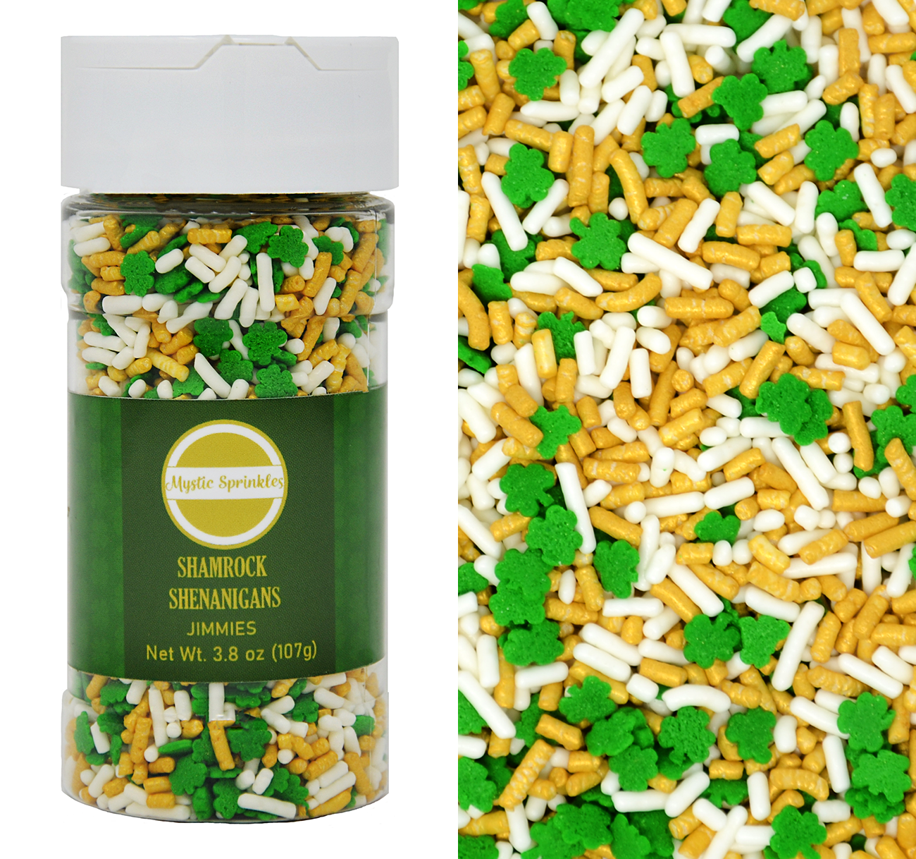 Shamrock Shenanigans Sprinkle Mix 3oz Bottle