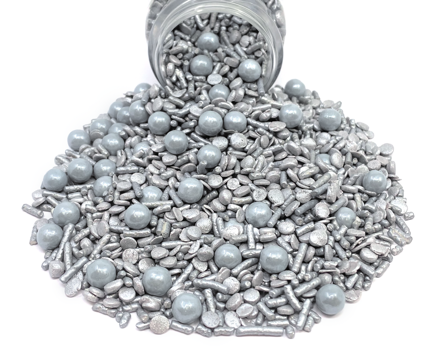 Slivergradient Sprinkle Shimmering Silver Sprinkle Explosion 3.2oz – Mystic Sprinkles